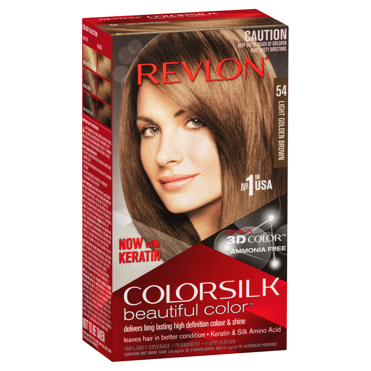 Revlon Colorsilk Beautiful Color 54 Light Golden Brown