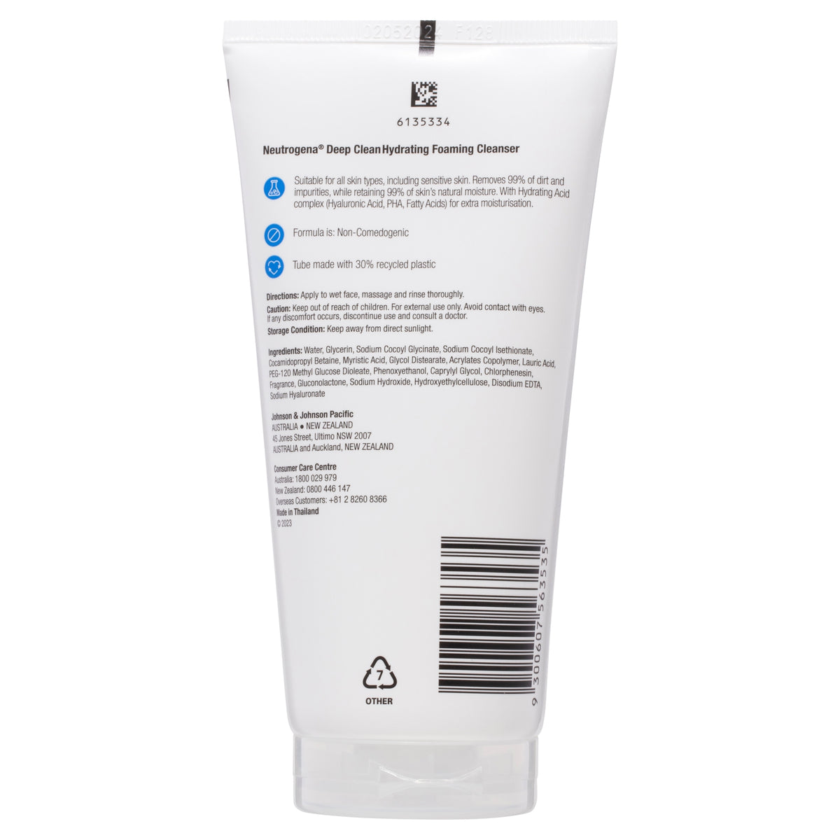 Neutrogena Deep Clean Hydr Cleanser 150g