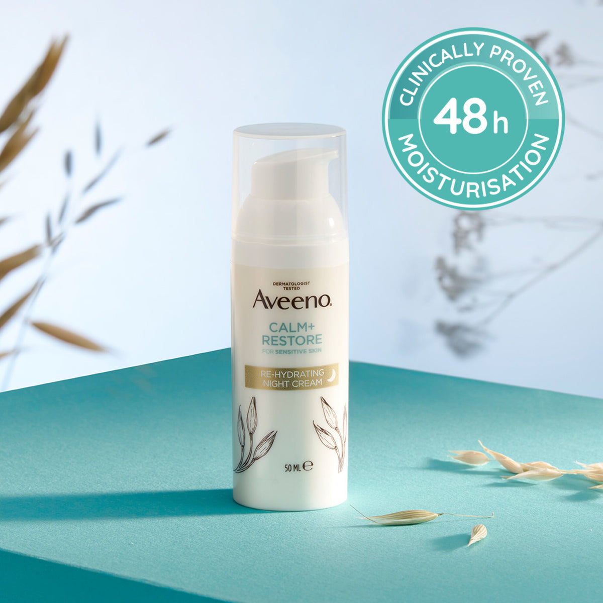 Aveeno Calm And Restore Rehydrating Night Cream 50ml