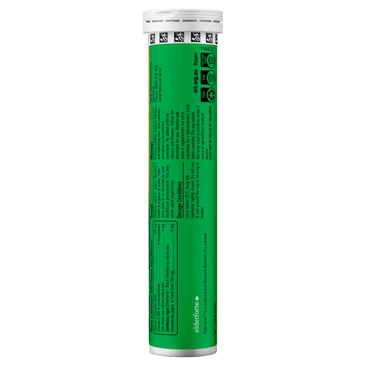 Berocca Immune Kid Blackcurrant Effervescent Tab 15s