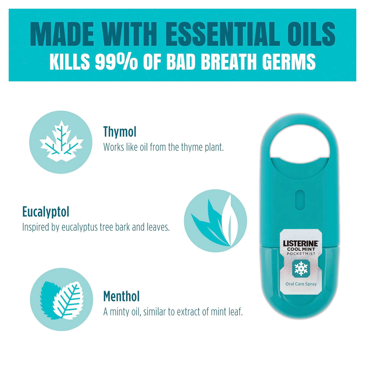 Listerine Pocketmist Cool Mint 7.7 ml