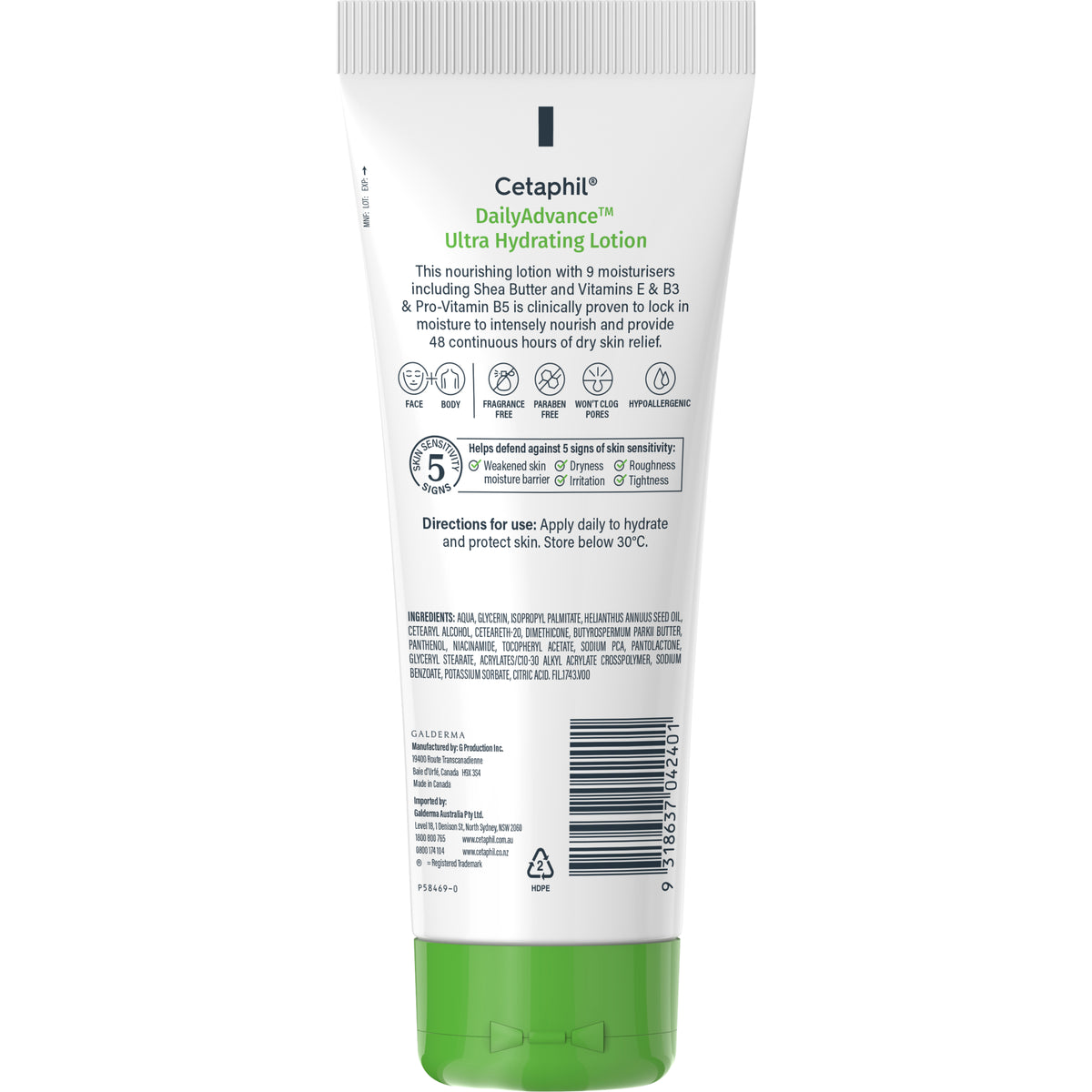 Cetaphil Daily Advance Ultra Hydrating Lotion 226gm
