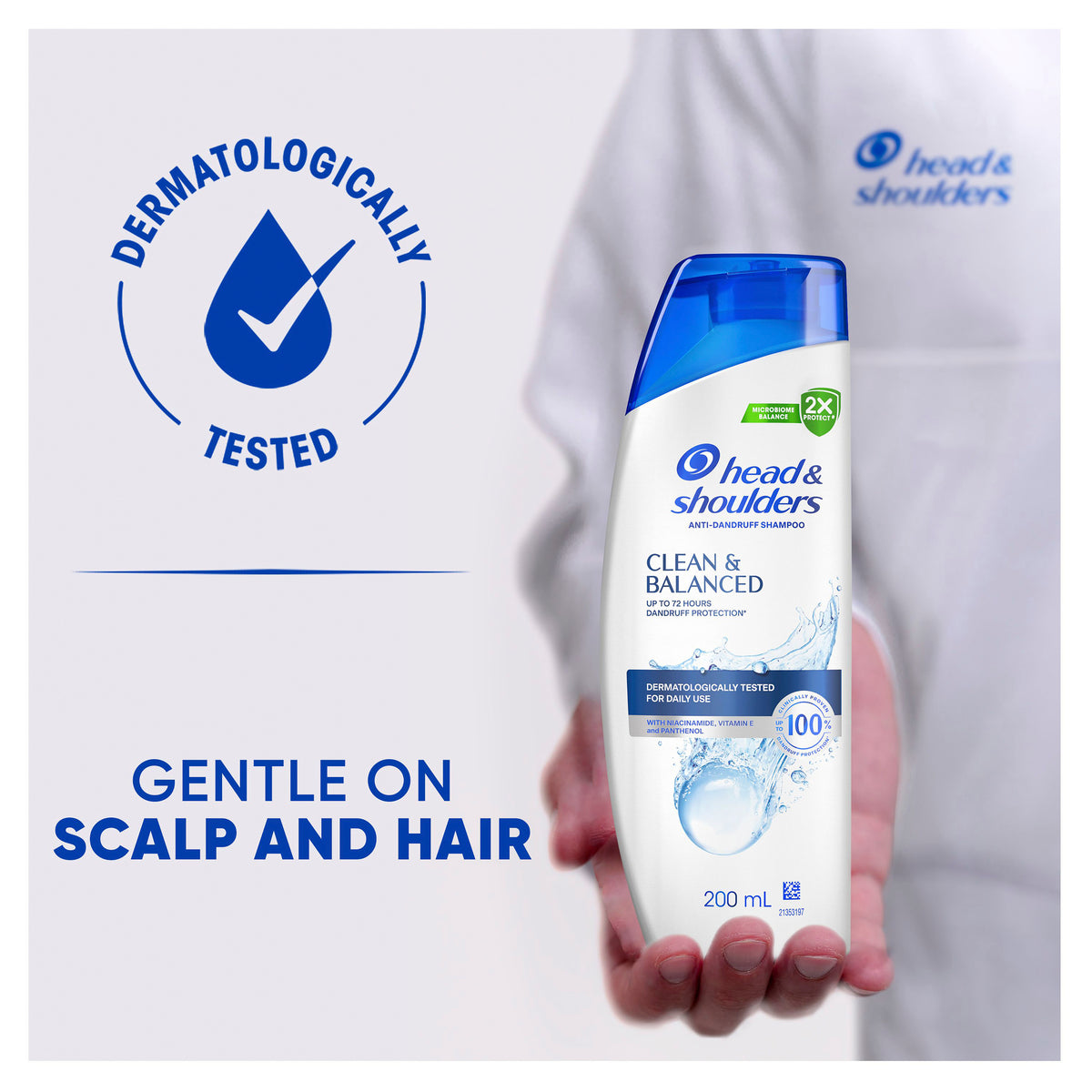 Head & Shoulders Clean & Balanced Shampoo 200ml