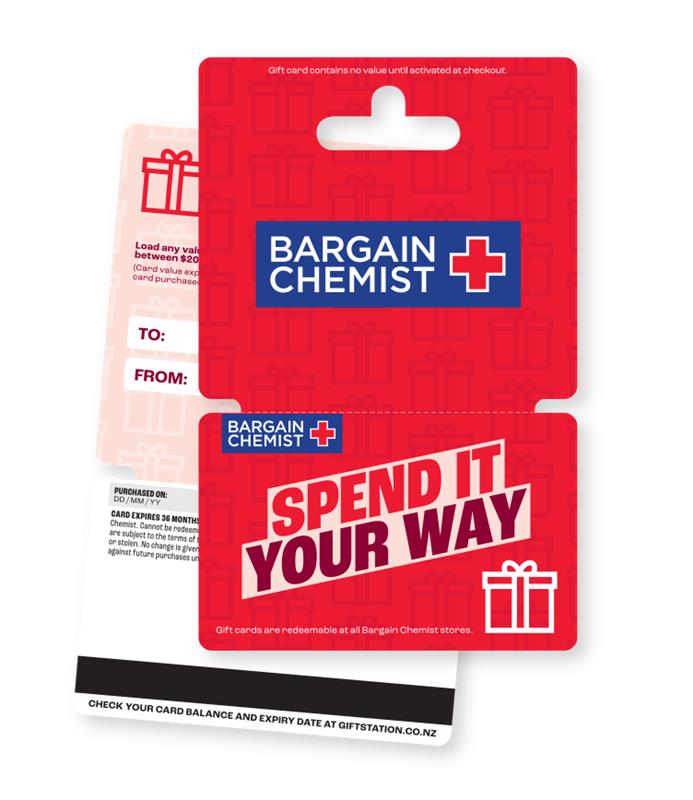 Bargain Chemist Gift Card