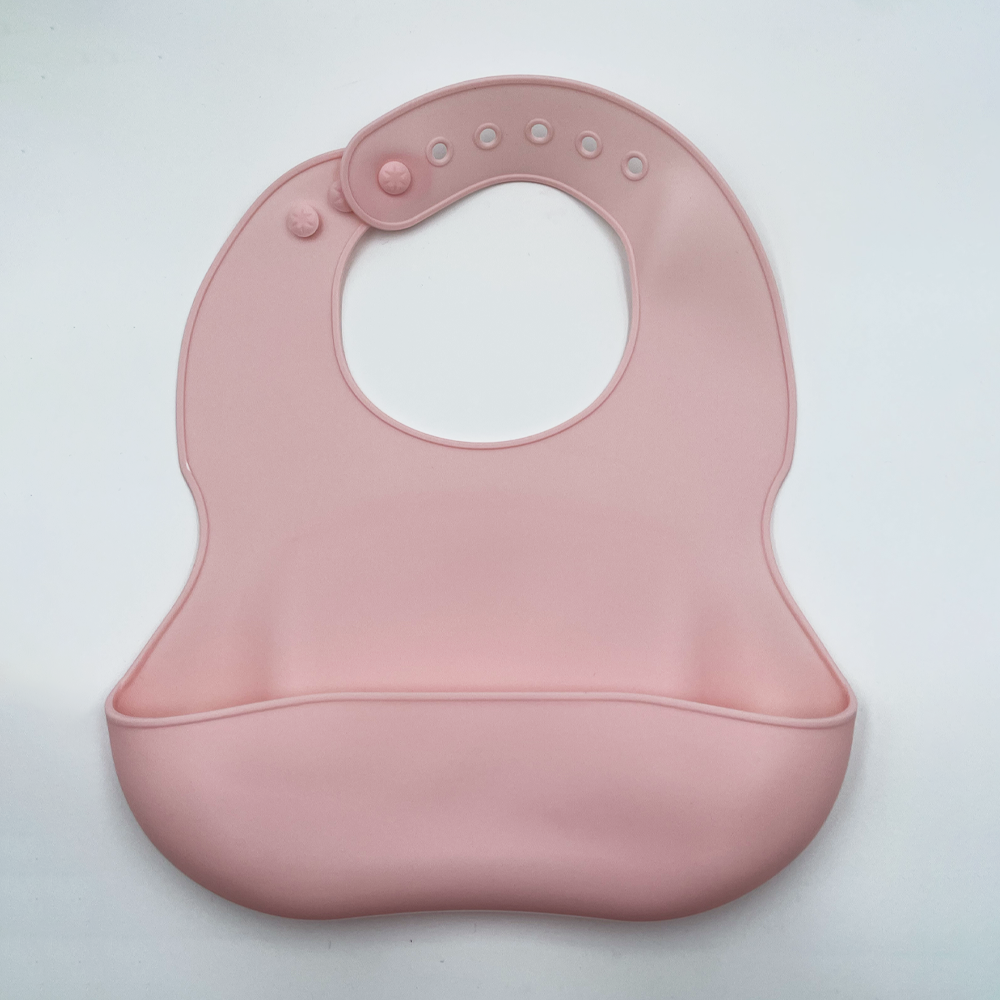 BC Everyday Baby Silicone Bib Pink