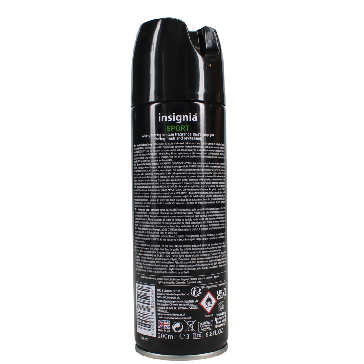 INSIGNIA Body Spray Sport 200ml