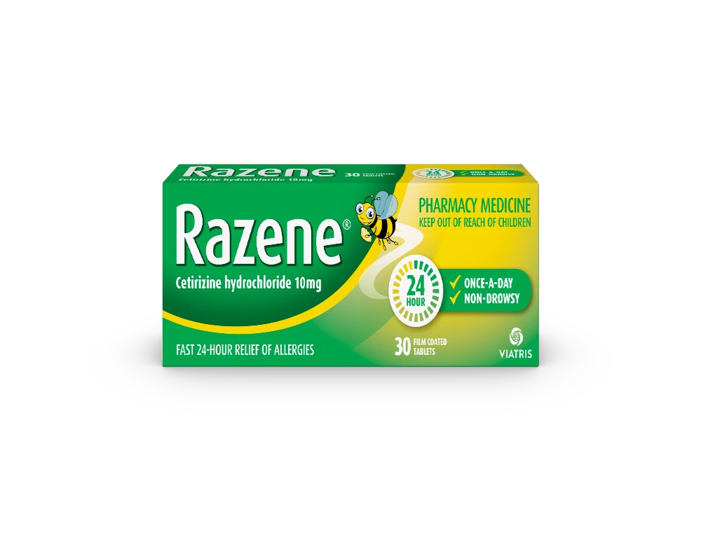 Razene Hayfever Tablets 10 mg 30 Tablets