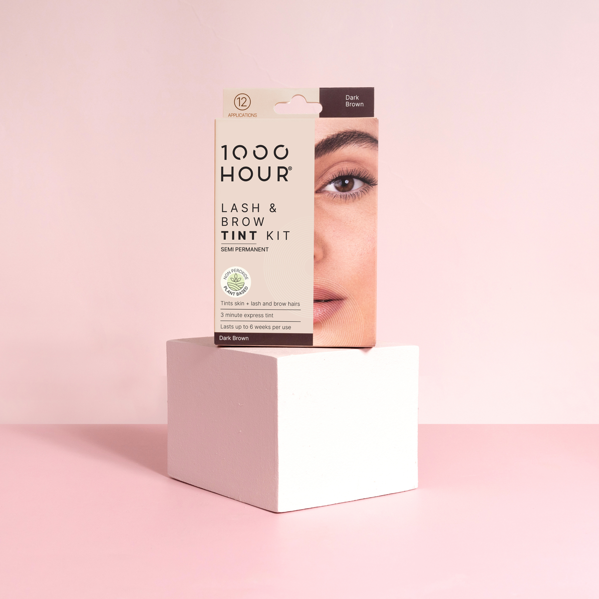1000HOUR Lash & Brow Tint Kit Dark Brown