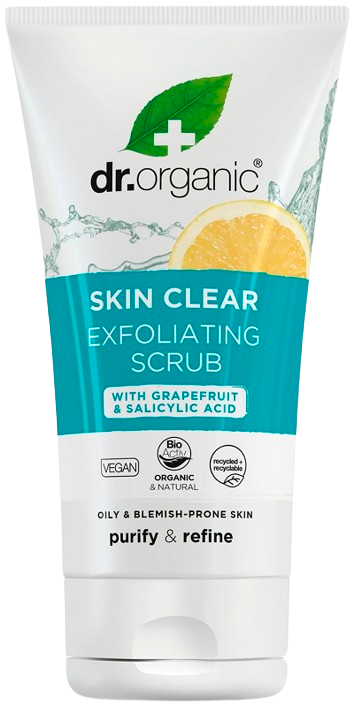 Dr. Organic Skin Clear Exfoliating Scrub 150ml