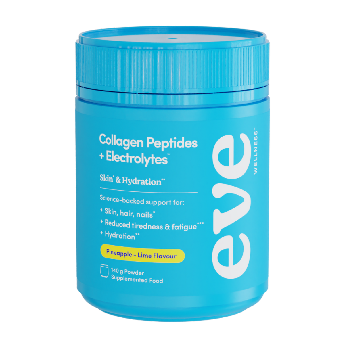 Eve Wellness Collagen Peptides + Electrolytes - Pineapple & Lime