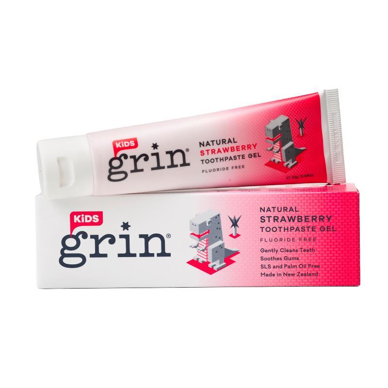 Grin Kids Natural Strawberry Toothpaste 70g