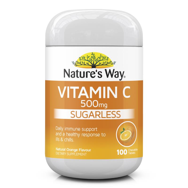 Nature's Way Vitamin C Sugar Free Chewables 100s