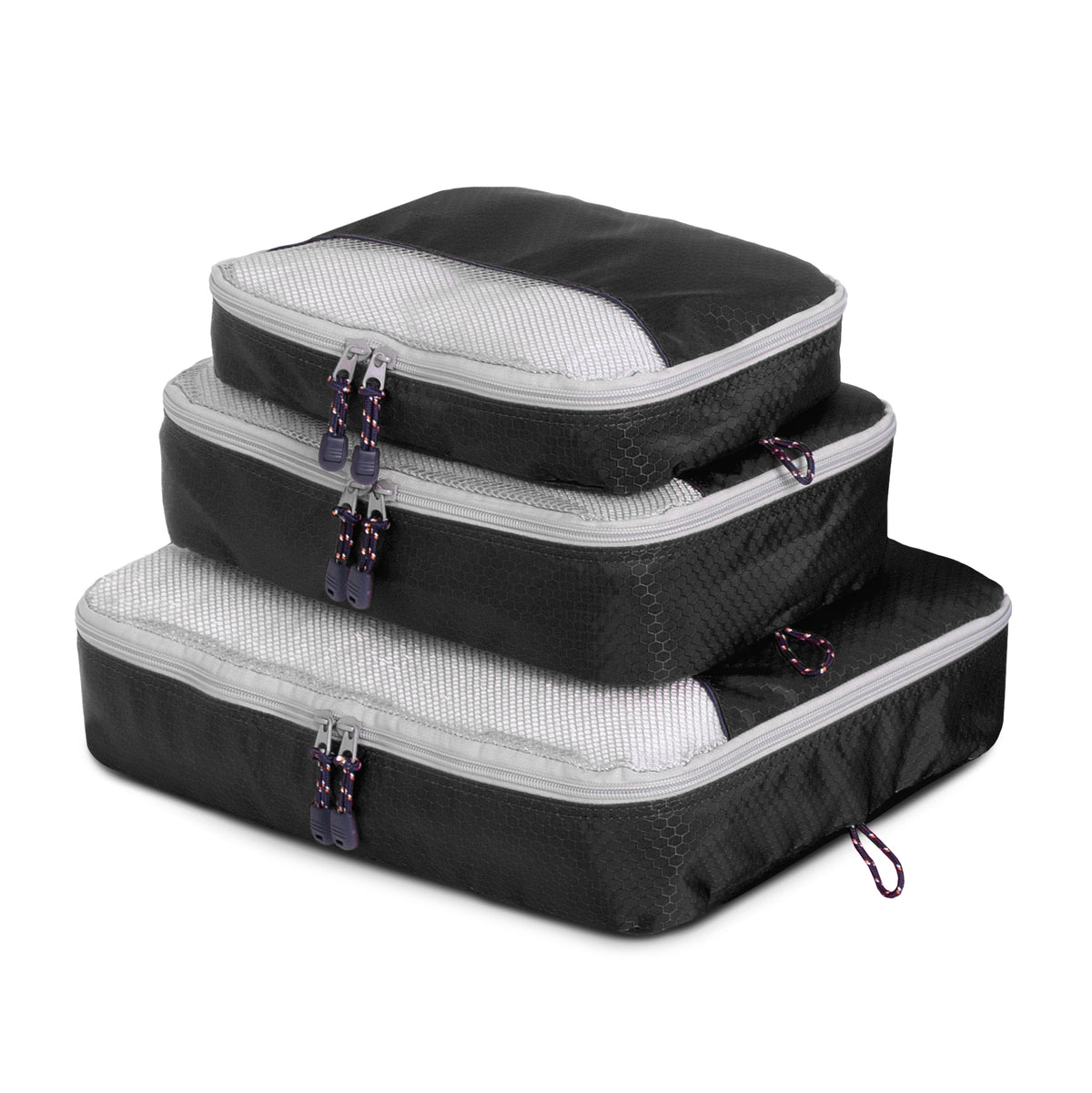 Globite 3 Piece Packing Cubes - Black