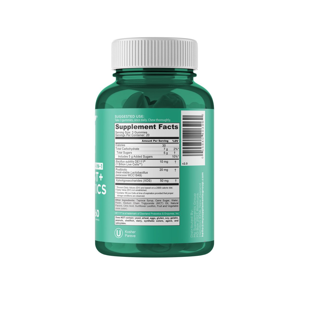 Goli Pre+Post +Probiotic Gummy 60pcs
