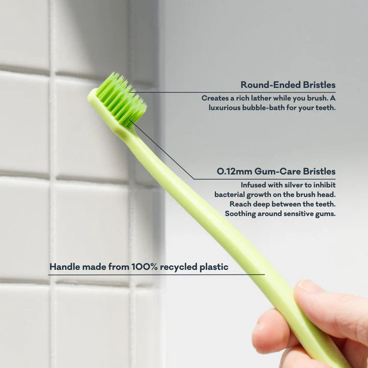 Grin Pro Ultimate Gentle Care Toothbrush Green & Pink 2Pack