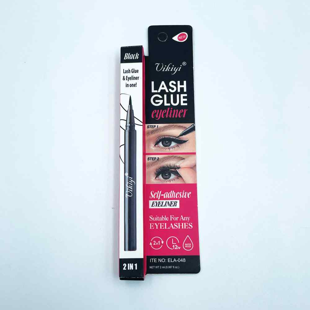 Vikiyi Lash Glue Eyeliner Black