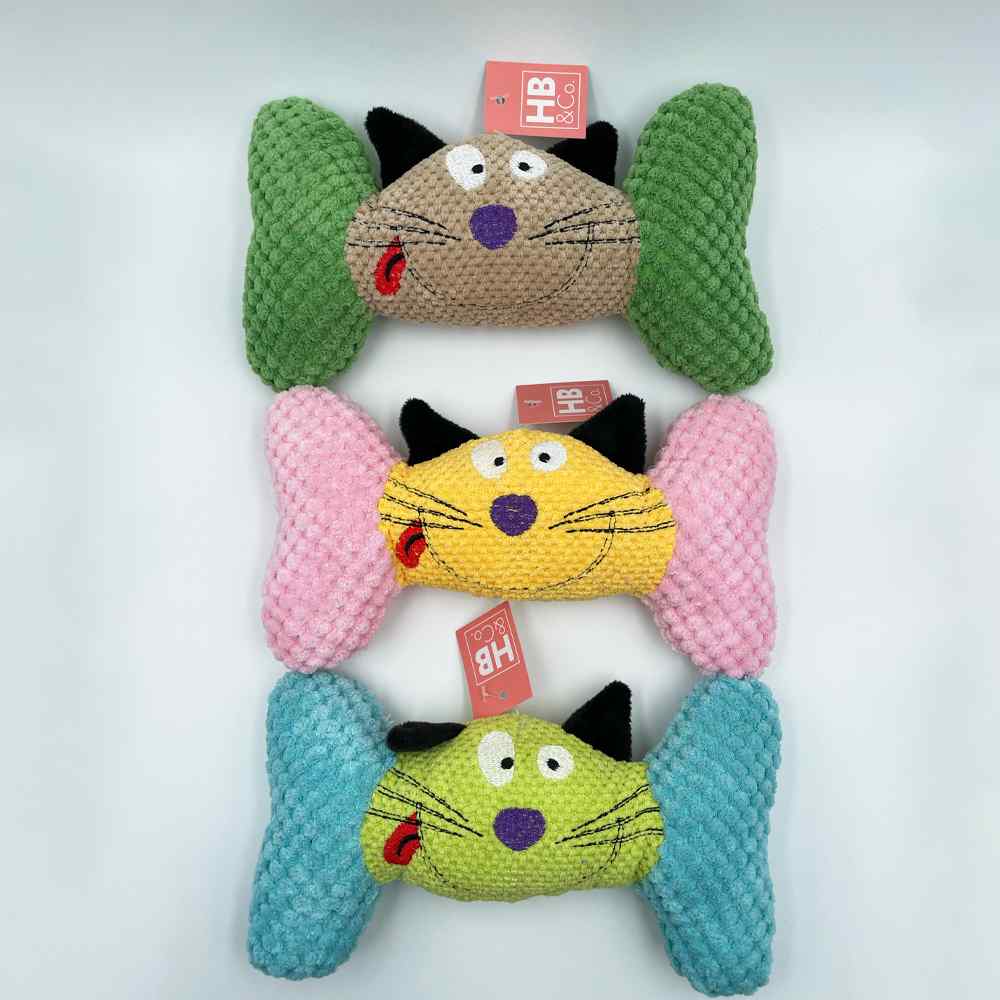 HB&Co Dog Toy Cat Bone