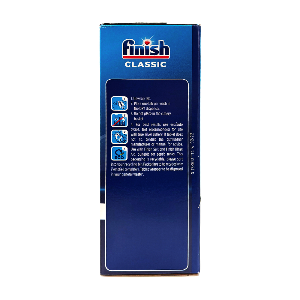 Finish Dishwasher Tablets Classic 110s Limit 10 per Customer