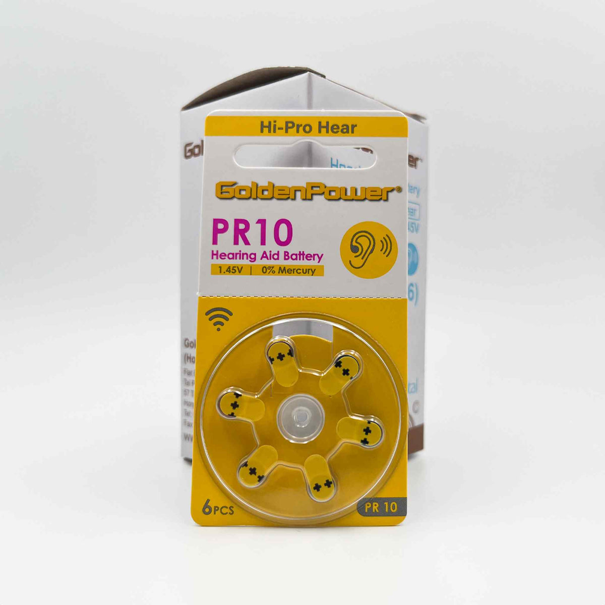 GP Hi Pro Hearing Aid Batt 10 6pk