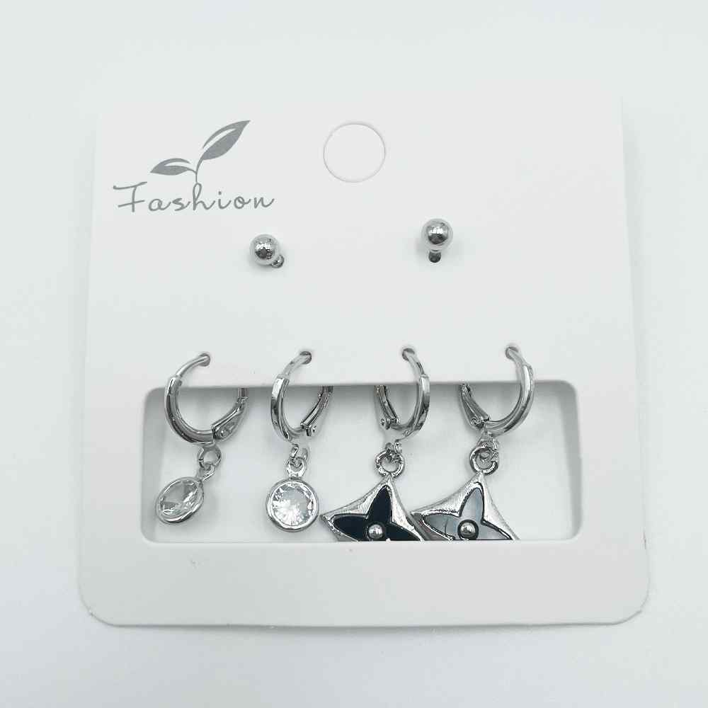 HB&Co 3 Pairs Stud/Fashion Drops Earrings
