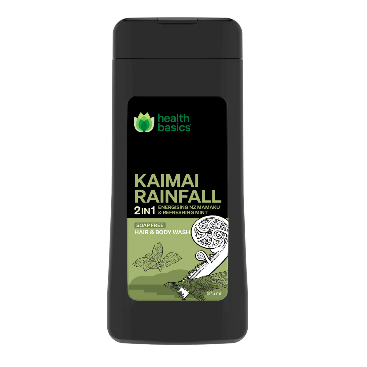Health Basics Kaimai Rainfall 2n1 Body Wash 375ml