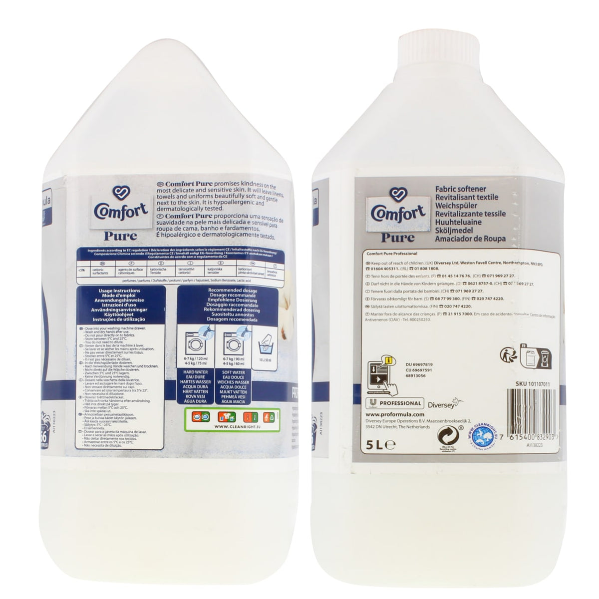 COMFORT Pro Fabric Conditioner Pure 5L