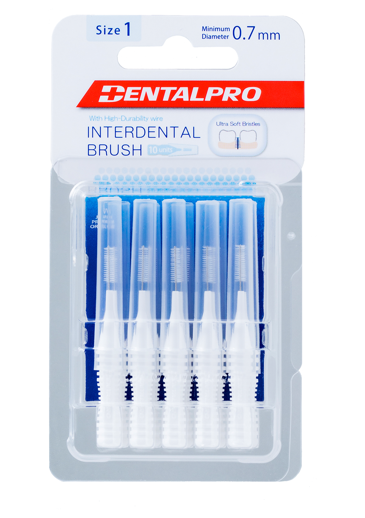 DentalPro Interdental Brush L-Shaped Size 1