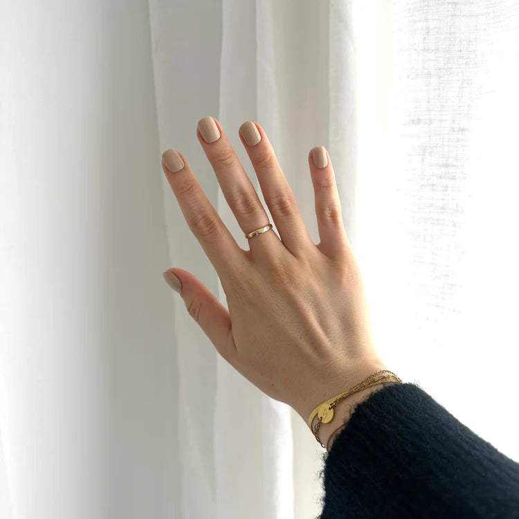 Pressing Nails Extra Short Beige