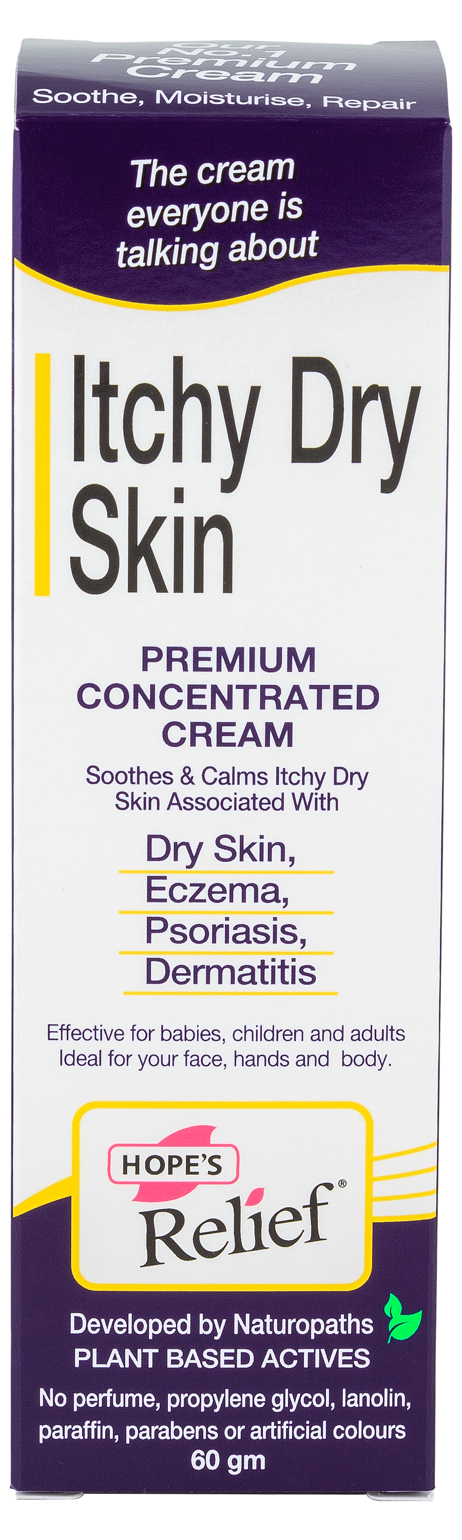 Hopes Relief Itchy Dry Skin Therapeutic Cream 60g