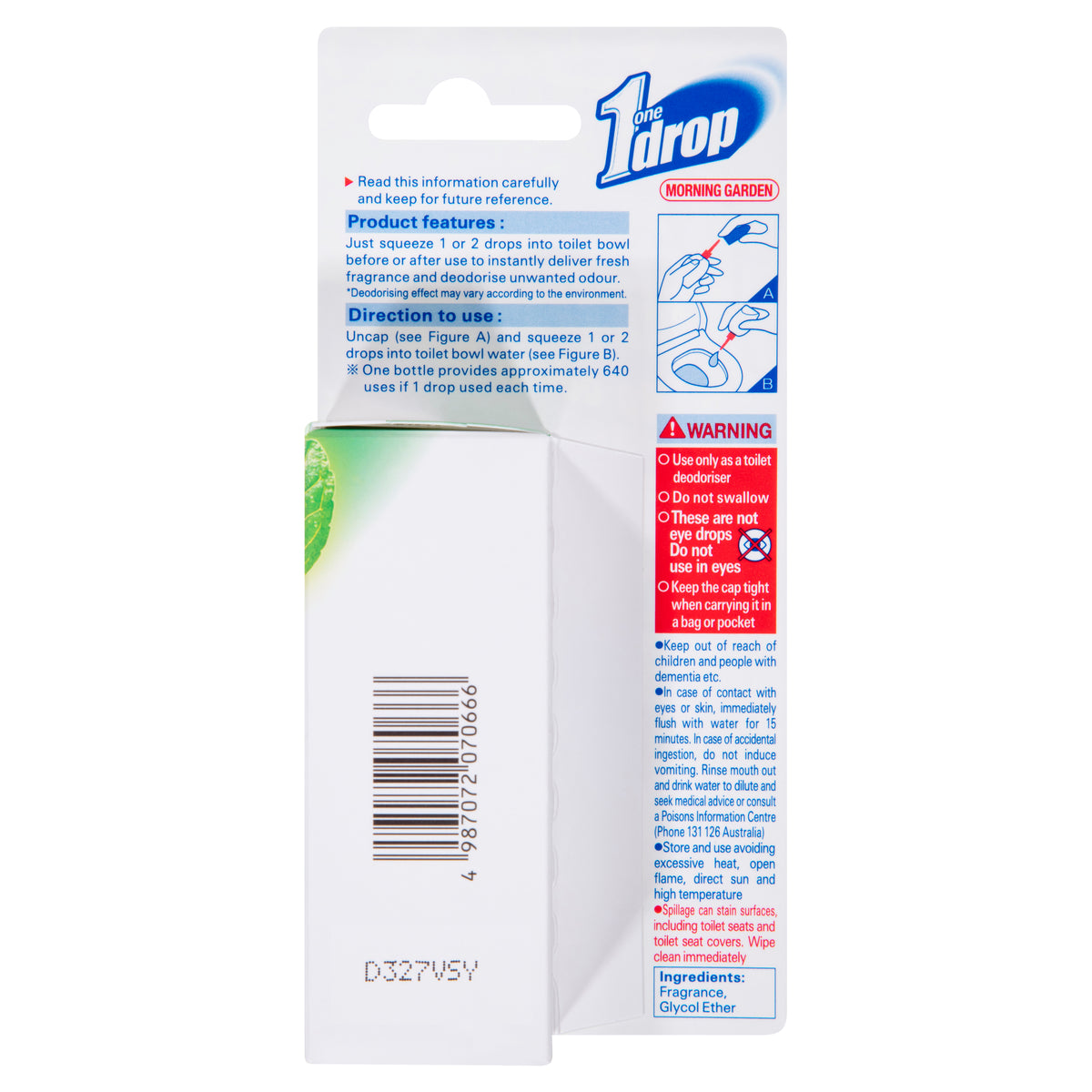 One Drop Toilet Deodoriser 20ml