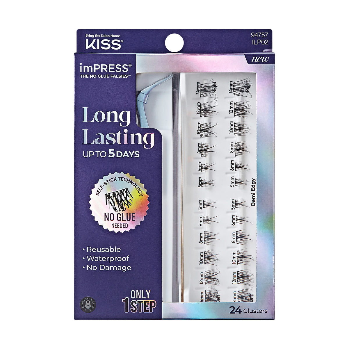 Impress Long Lasting Lashes Demi Edgy