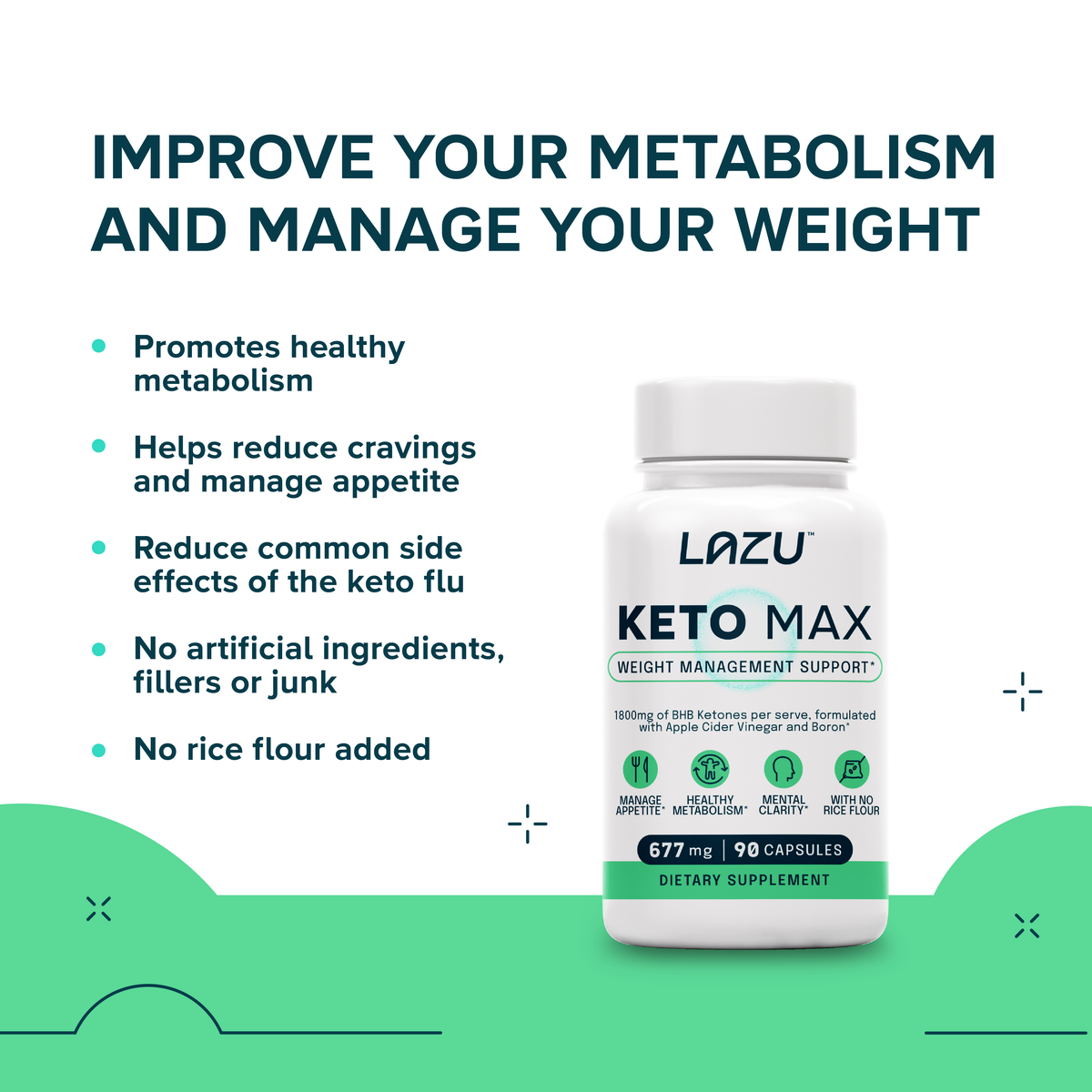 LAZU Keto Max Capsules 90s