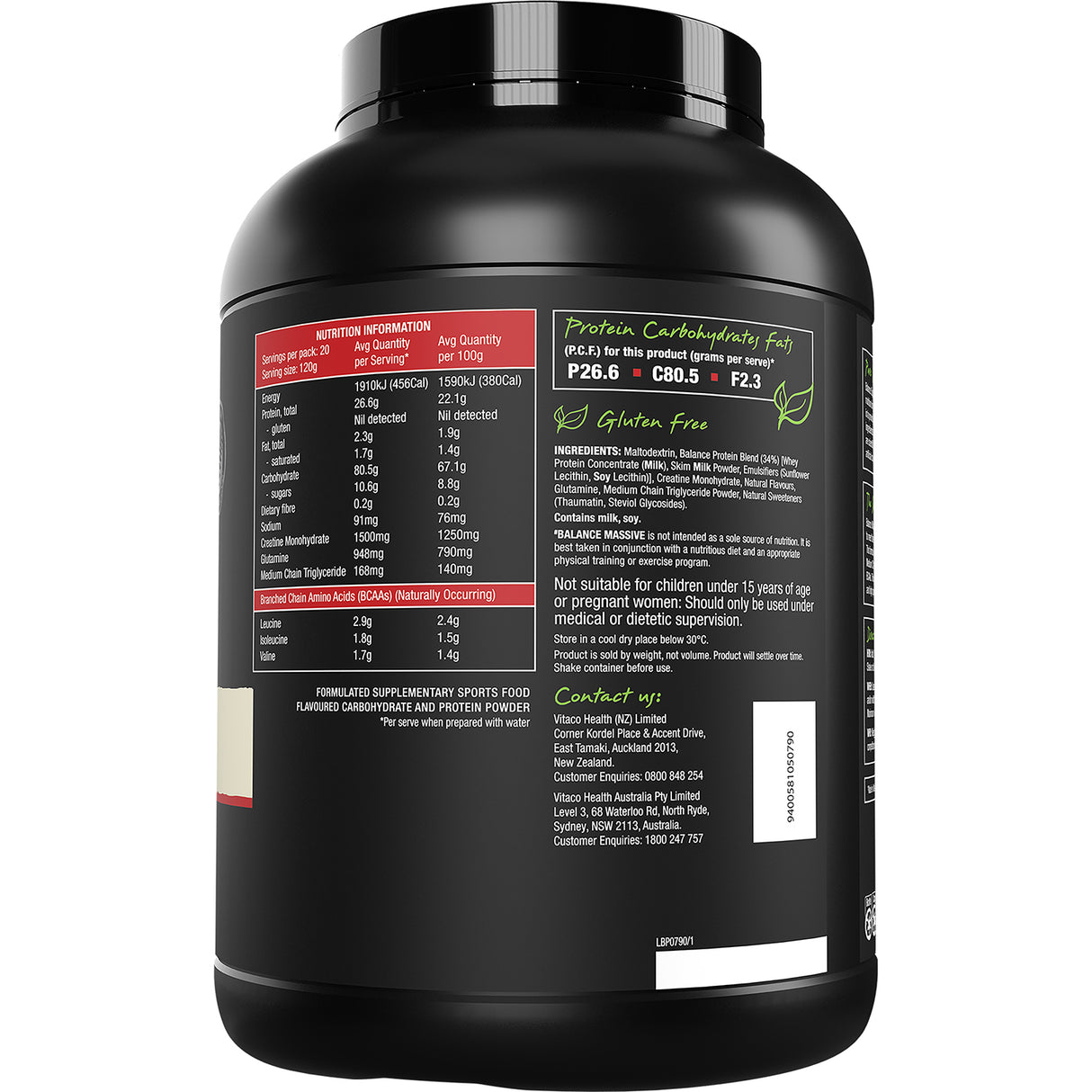 Balance Massive Vanilla 2.5kg