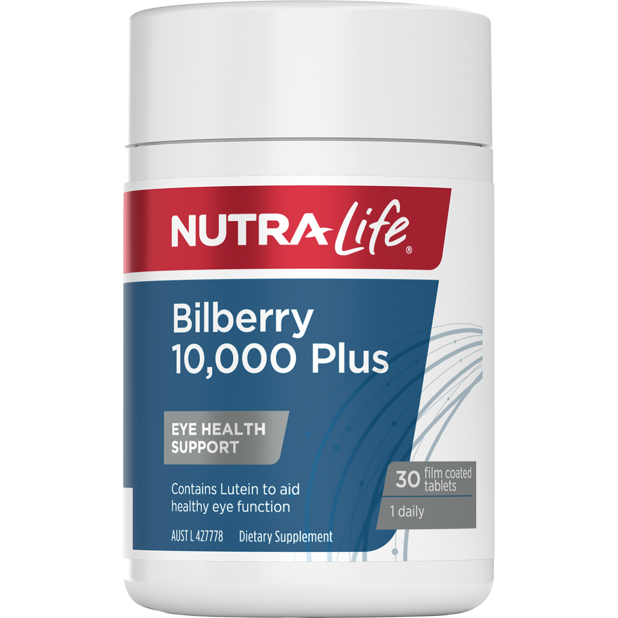 Nutra-Life Bilberry 10,000 Plus 30 Tablets
