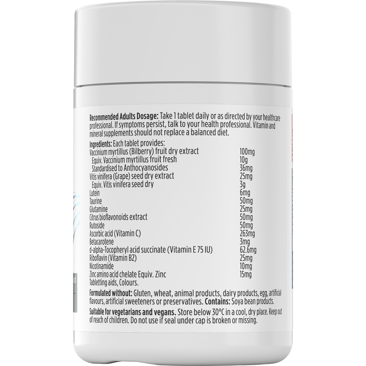 Nutra-Life Bilberry 10,000 Plus 30 Tablets