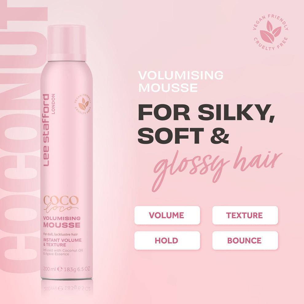 Lee Stafford Coco Loco Volumising Mousse 200ml