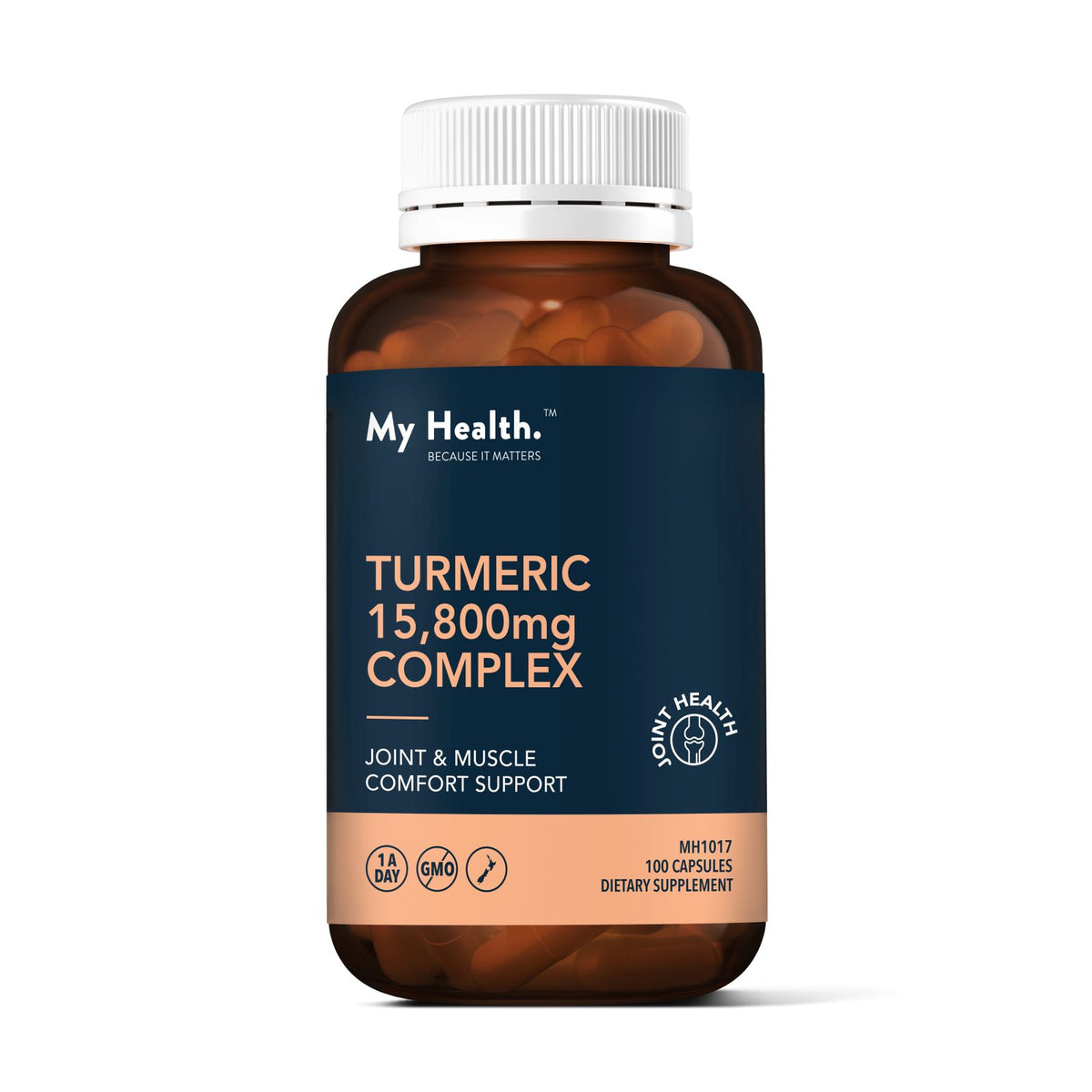 My Health. Turmeric 15800mg Comp100s