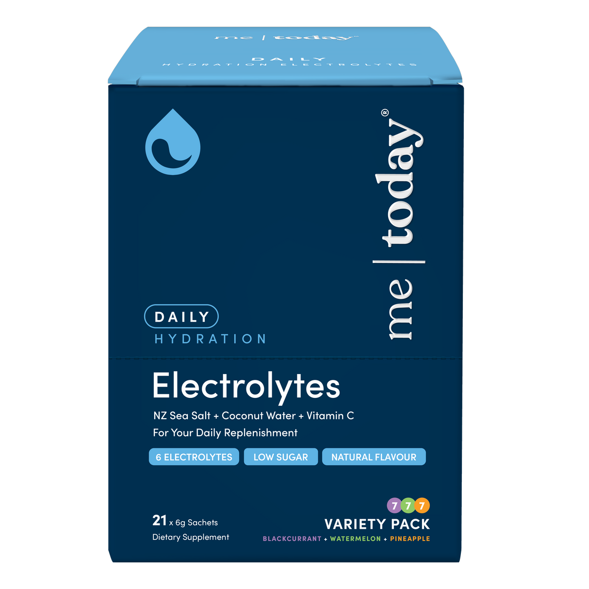 Me Today Daily Hydration Electrolytes Variety 21x6g 126g