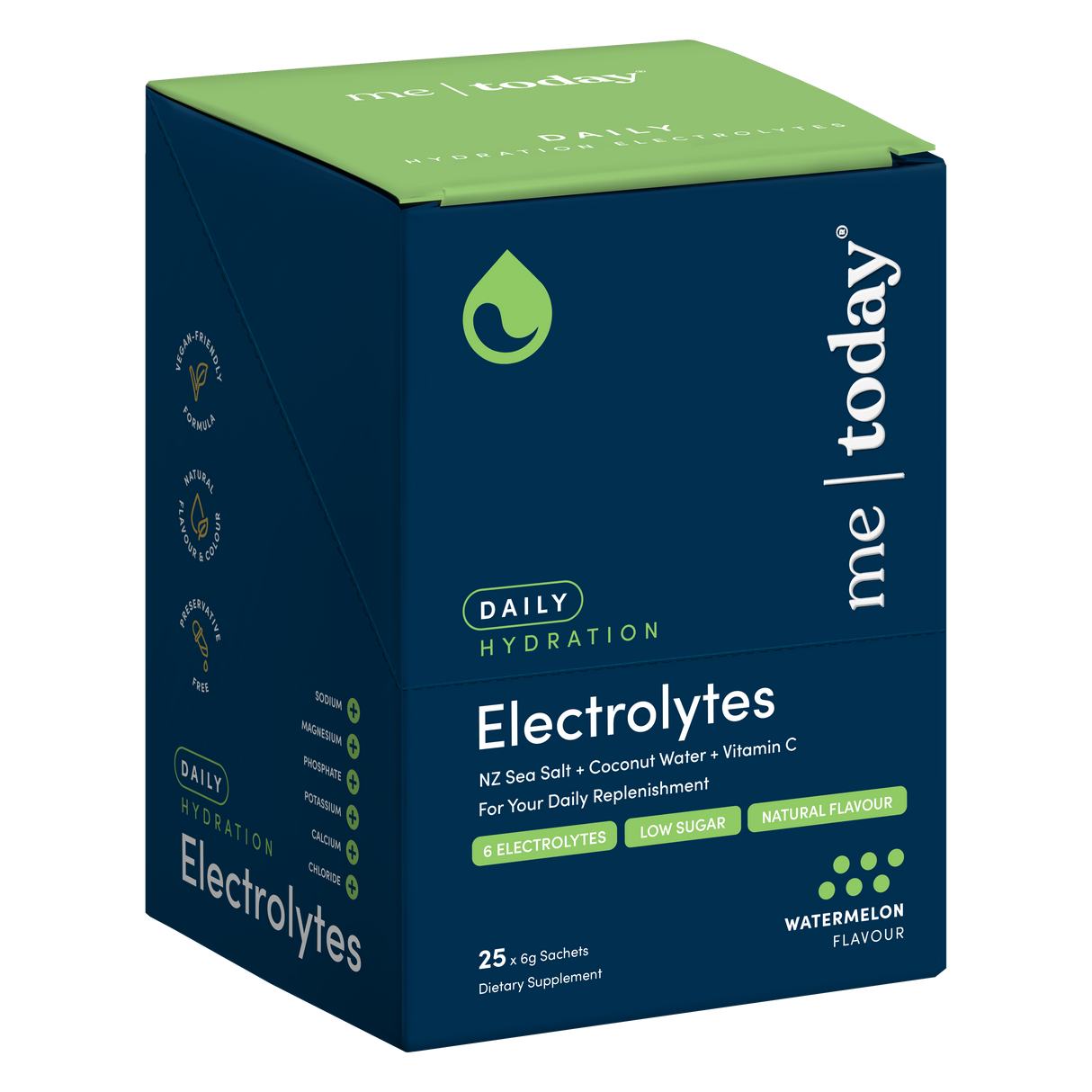 Me Today Daily Hydration Electrolytes Watermelon 25x6g 150g