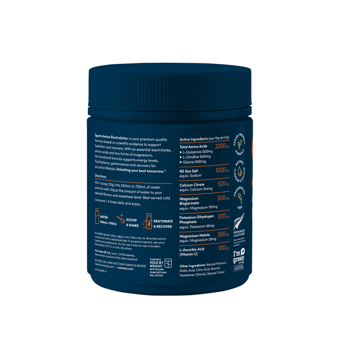 Me Today Sports Amino Electrolytes+ Tropical 300g