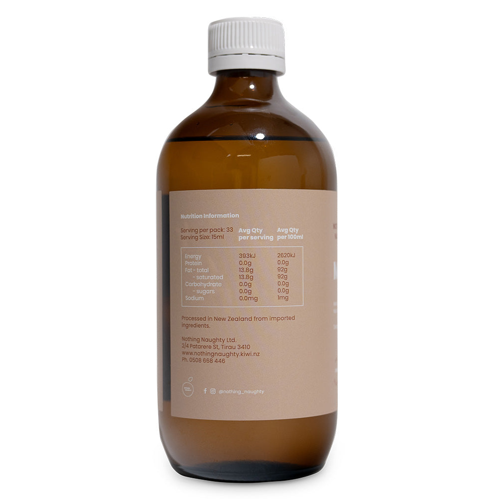 Nothing Naughty MCT Oil Pure Coconut 500ml