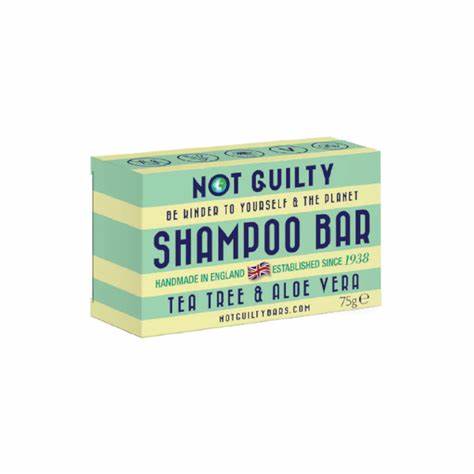 NOT GUILTY Shampoo Bar Tea Tree & Aloe 75g