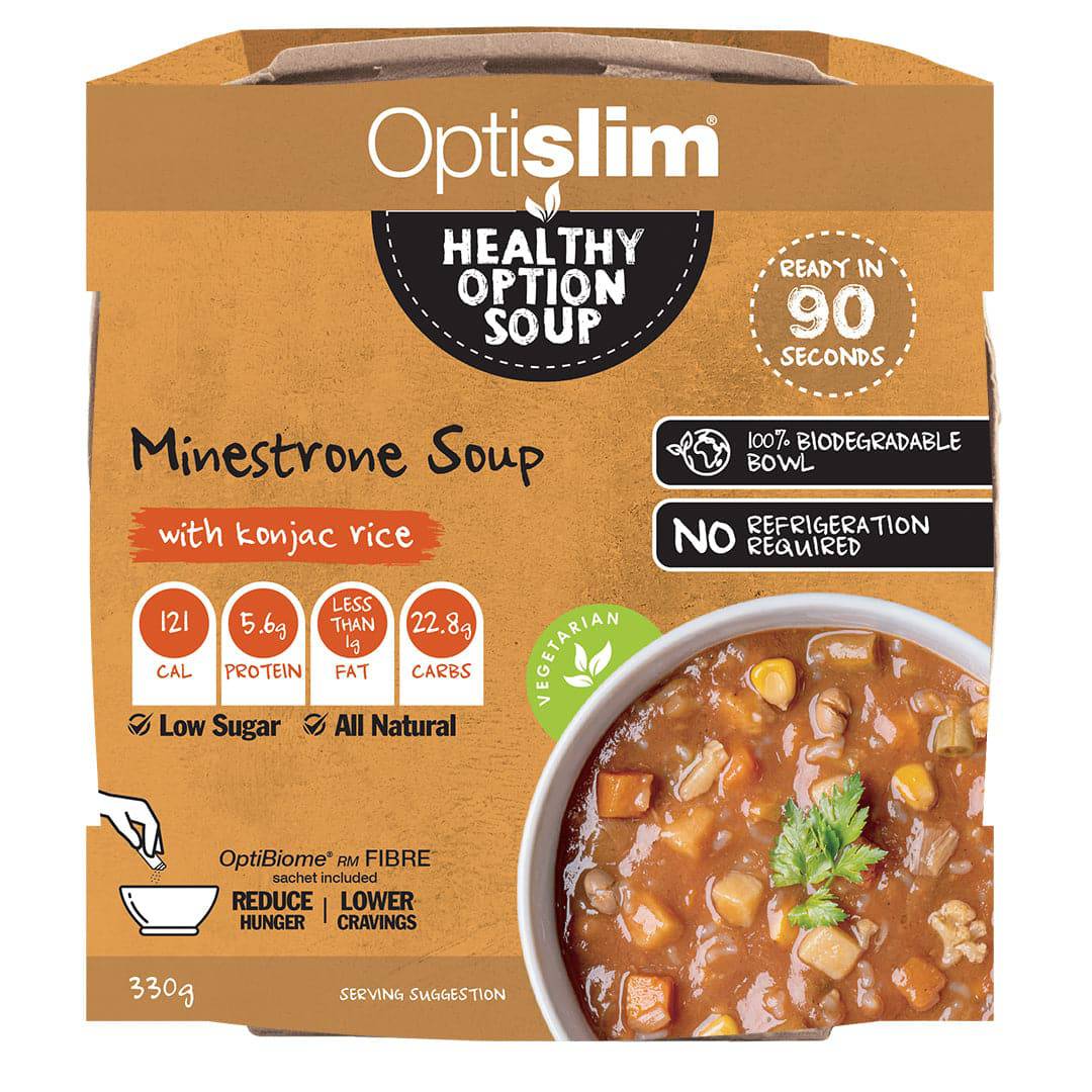 Optislim Healthy Option Meal Minestrone Soup with Konjac Rice 330g