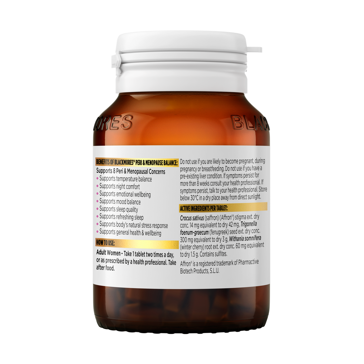 Blackmores Peri & Menopause Balance