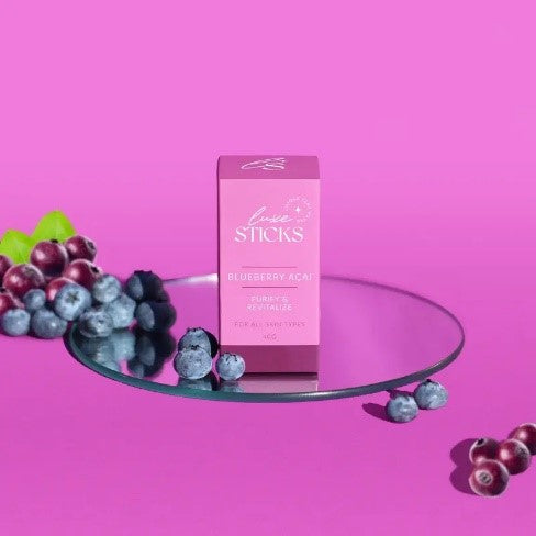 LuxeSticks Blueberry & Açaí Berry Clay Mask Stick