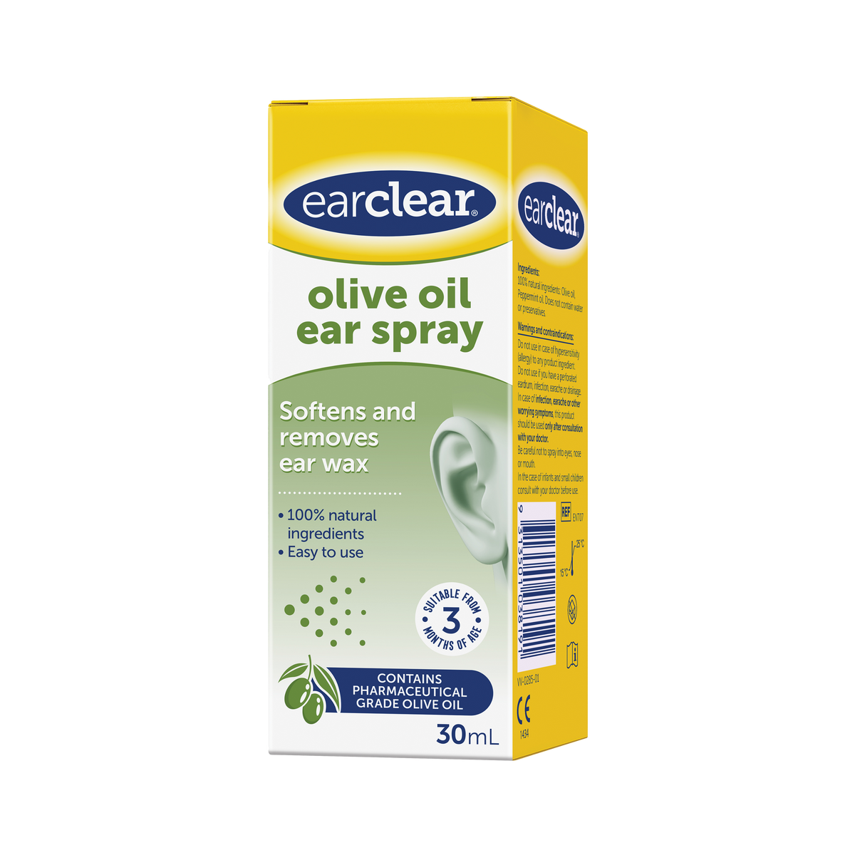 EarClear Olive Oil Spray 30ml