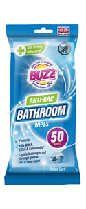 BUZZ BATHROOM WIPES OCEAN 50pk