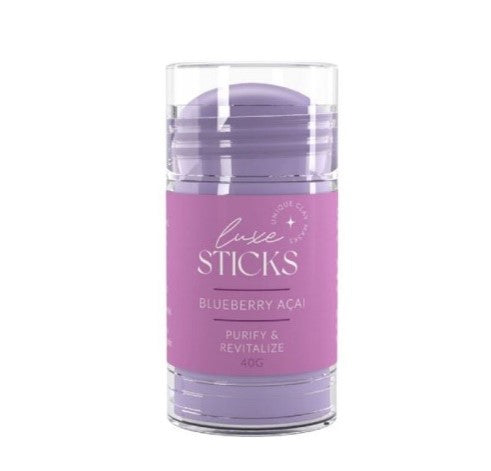LuxeSticks Blueberry & Açaí Berry Clay Mask Stick