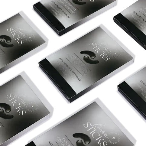 LuxeSticks Black Caffeine Collagen Eye Mask