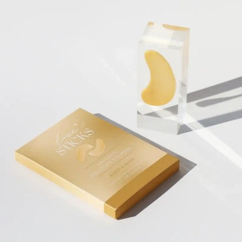 LuxeSticks 24K Gold & Collagen Crystal Eye Mask